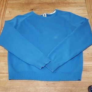 Gap Teal Crewneck Stretch Sweater